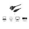 Cable de alimentación de alta calidad Equip, C5 a Schuko, 3,0m, 3 m, conector hembra C5, CEE7/7, H05VV-F3G, 250 V, 2,5 A