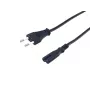 Cable de alimentación de alta calidad Equip, C7 a euro de 2 polos, 3,0 m, 3 m, 2 polos, conector hembra C7, H03VVH2-F, 250 V, 2,5 A