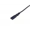 Cable de alimentación de alta calidad Equip, C7 a euro de 2 polos, 3,0 m, 3 m, 2 polos, conector hembra C7, H03VVH2-F, 250 V, 2,5 A