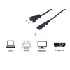 Cable de alimentación de alta calidad Equip, C7 a euro de 2 polos, 3,0 m, 3 m, 2 polos, conector hembra C7, H03VVH2-F, 250 V, 2,5 A