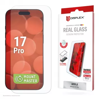 Protector de pantalla Displex (10H) para Apple iPhone 17 Pro, resistente a arañazos