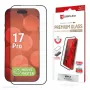 Protector de pantalla e.v.i. Displex iPhone 17 Pro Premium con ayuda de montaje – resistente a arañazos, transparente/negro