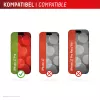 Protector de pantalla e.v.i. Displex iPhone 17 Pro Premium con ayuda de montaje – resistente a arañazos, transparente/negro