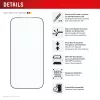 Protector de pantalla e.v.i. Displex Premium para iPhone 17 Pro Max con Mount Master (resistente a arañazos y suciedad, transparente/negro)
