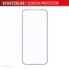 Protector de pantalla e.v.i. Displex Premium para iPhone 17 Pro Max con Mount Master (resistente a arañazos y suciedad, transparente/negro)