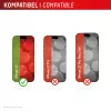 Protector de pantalla y funda e.v.i. Displex para Apple iPhone 17, cristal templado, transparente, aplicación en seco, resistente a arañazos