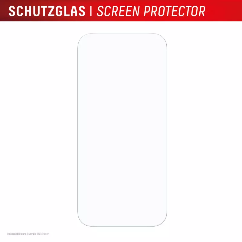 Protector de pantalla + funda e.v.i. para Apple iPhone 17 Pro – Cristal templado, transparente, resistente a arañazos e impactos