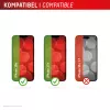 Protector de pantalla de cristal templado Displex (10H) e.v.i. para Apple iPhone 16e/17e — resistente a arañazos, suciedad e impactos, transparente