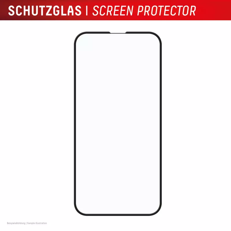 Cristal protector Displex Premium de cristal templado (cobertura total, 10H) para Apple iPhone 16e/17e