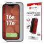 Protector de pantalla de cristal templado Privacy e.v.i. Displex (10H) para Apple iPhone 16e/17e con filtro de privacidad, resistente a impactos y arañazos
