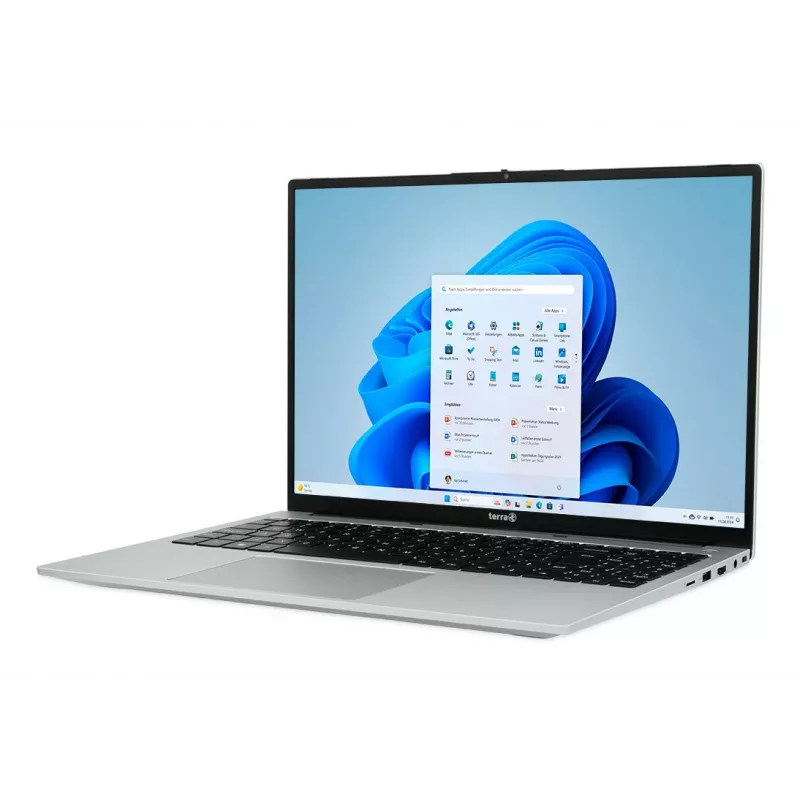 TERRA 1610R Portátil Intel® Core™ i5 i5-1334U 40,6 cm (16 inch) WUXGA 16 GB DDR4-SDRAM 512 GB SSD Wi-Fi 6 (802.11ax) Windows 11 Home Inglés US Negro, Plata