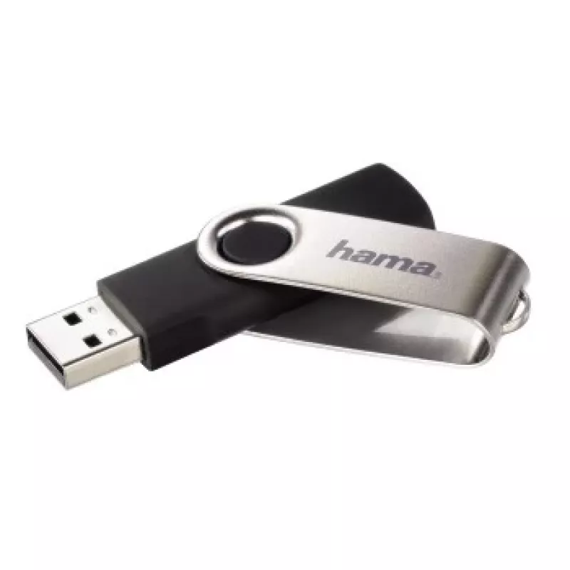 Memoria flash USB Hama Rotate USB 2.0 32 GB USB Type-A Negro