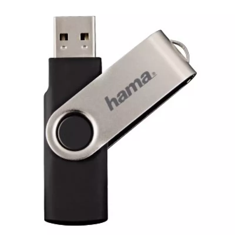 Memoria flash USB Hama Rotate USB 2.0 32 GB USB Type-A Negro