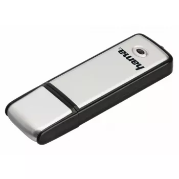 Memoria USB Hama Fancy 128 GB USB Type-A 2.0 Negro, Plata