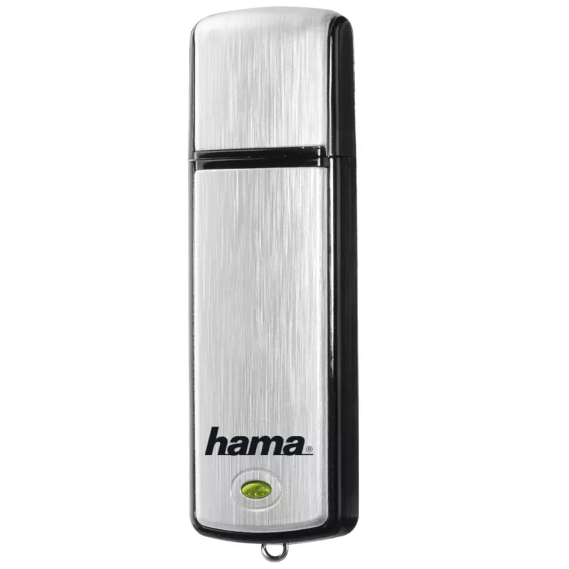 Memoria USB Hama Fancy 128 GB USB Type-A 2.0 Negro, Plata