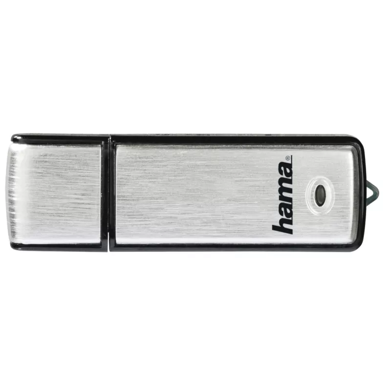 Memoria USB Hama Fancy 128 GB USB Type-A 2.0 Negro, Plata