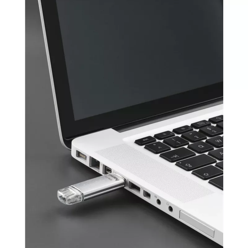 Memoria USB Hama C-Laeta 64 GB USB Type-A / USB Type-C 3.2 Gen 1 (3.1 Gen 1) Plata