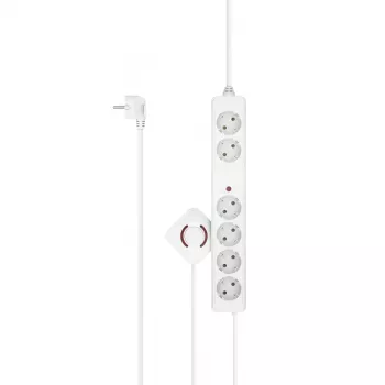Hama 00223141 Regleta de enchufes inteligente 6 tomas AC 3 m