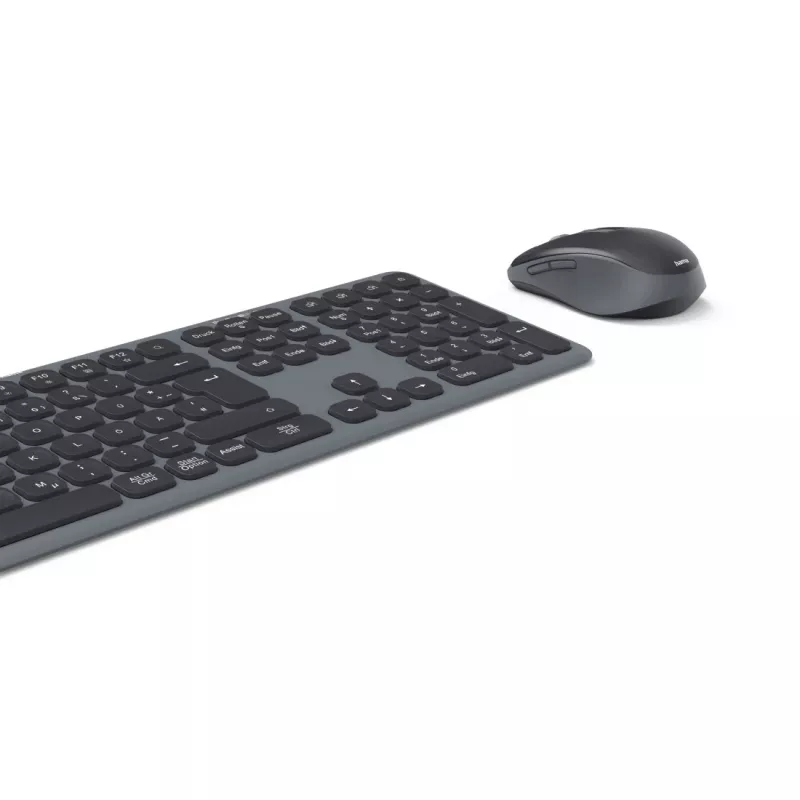 Teclado y ratón Hama WKM-550 Incluye teclado y ratón Home/Oficina RF Inalámbrico + Bluetooth QWERTZ Alemán Negro
