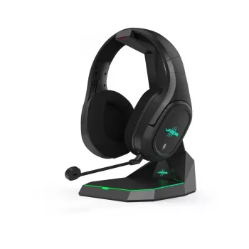 Auriculares con micrófono Hama SoundZ 920 Con cable e inalámbricos Diadema Gaming USB Type-C Bluetooth Base de carga Negro