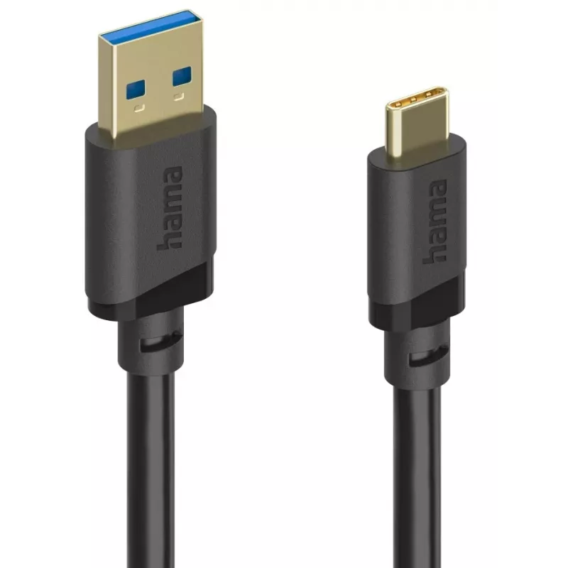 Cable USB Hama 00202006 USB 3.2 Gen 1 (3.1 Gen 1) 1,5 m USB A USB C 5 Gbit/s Negro