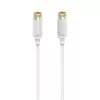 Cable coaxial Hama 00202020 3 m Tipo F Blanco