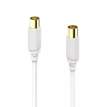 Cable coaxial Hama 00202026 10 m Blanco