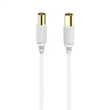 Cable coaxial Hama 00202026 10 m Blanco