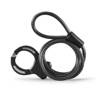Hama 00178159 Candado para bicicleta Negro 1200 mm Candado de cable