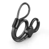 Hama 00178159 Candado para bicicleta Negro 1200 mm Candado de cable