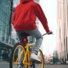 Hama 00185838 Juego de luces LED para bicicleta, delantera y trasera, pilas, StVZO