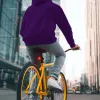Hama 00185838 Juego de luces LED para bicicleta, delantera y trasera, pilas, StVZO