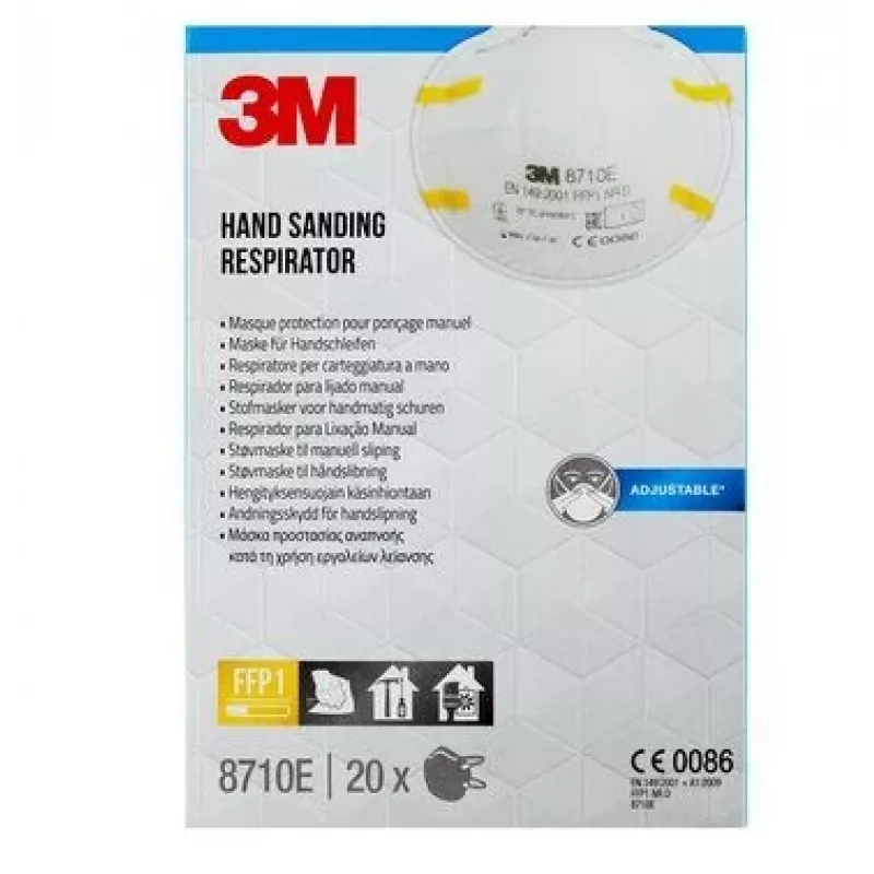 3M 8710PRO20 Mascarilla antipolvo 20 unidades Copa FFP1
