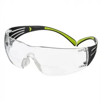 3M SF425C1 Gafas de seguridad Plástico Negro, Verde