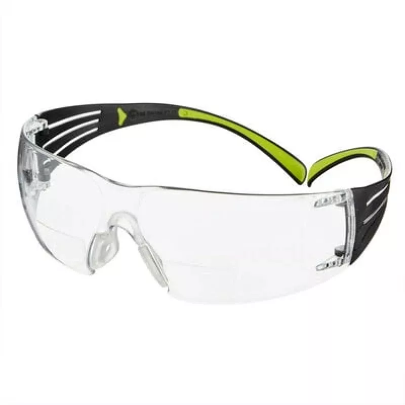 3M SF425C1 Gafas de seguridad Plástico Negro, Verde