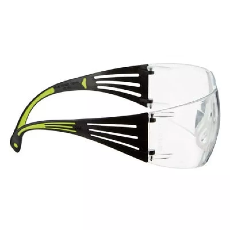 3M SF425C1 Gafas de seguridad Plástico Negro, Verde