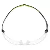 3M SF425C1 Gafas de seguridad Plástico Negro, Verde