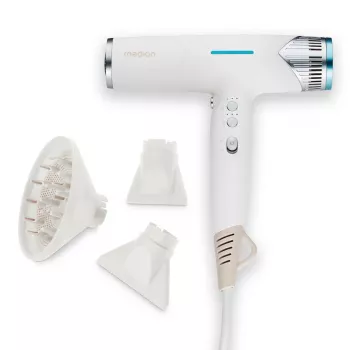 Secador de pelo MEDION LIFE HD2 1740 W, blanco, temperatura máx. 95 °C, cable de 1,8 m