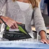 Rowenta DW6330 Eco Intelligence Plancha Dry & Steam Suela Microsteam 400 HD 2500 W Negro, Verde