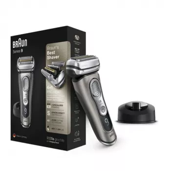 Braun Series 9 9325s Afeitadora eléctrica de última generación, Base de carga, Funda de tela, Grafito