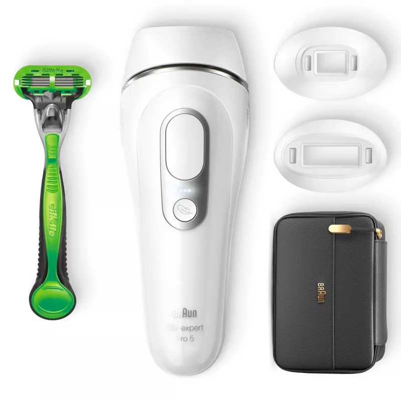 Braun Silk-expert Pro Silk·expert Pro 5 PL5145 Luz pulsada intensa (IPL) Plata, Blanco