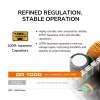 Fuente de alimentación COUGAR GR 1000W ATX3.1 PCIE 5.1 80 PLUS Gold, 1000 W, 20+4 Pin ATX, ventilador de 120 mm