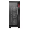 XPG BATTLECRUISER II ST Torre Midi Negra, Torre Midi, PC, Negro, ATX, EATX, micro ATX, Mini-ITX, Acero inoxidable, Gaming