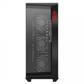 XPG BATTLECRUISER II ST Torre Midi Negra, Torre Midi, PC, Negro, ATX, EATX, micro ATX, Mini-ITX, Acero inoxidable, Gaming