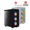 XPG BATTLECRUISER II ST Torre Midi Negra, Torre Midi, PC, Negro, ATX, EATX, micro ATX, Mini-ITX, Acero inoxidable, Gaming