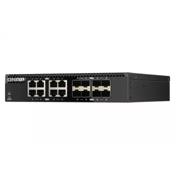 QNAP QSW-3216R-8S8T Switch de red No gestionado L2 10G Ethernet (100/1000/10000) Negro
