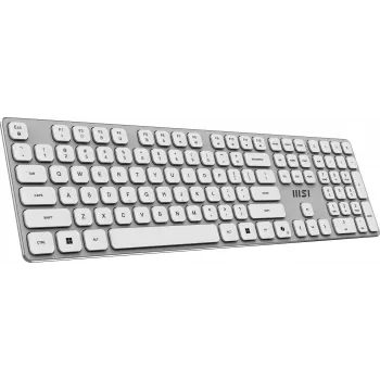 MSI FORGE K210 W COMBO WHITE US Teclado y ratón incluidos Home/Office USB QWERTY US English