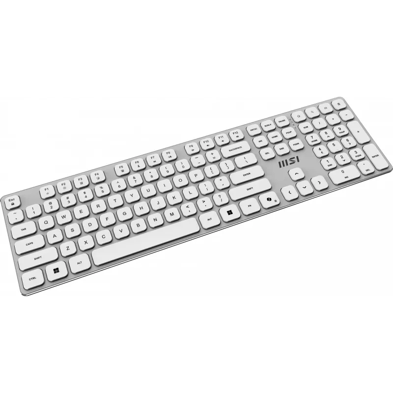 MSI FORGE K210 W COMBO WHITE US Teclado y ratón incluidos Home/Office USB QWERTY US English
