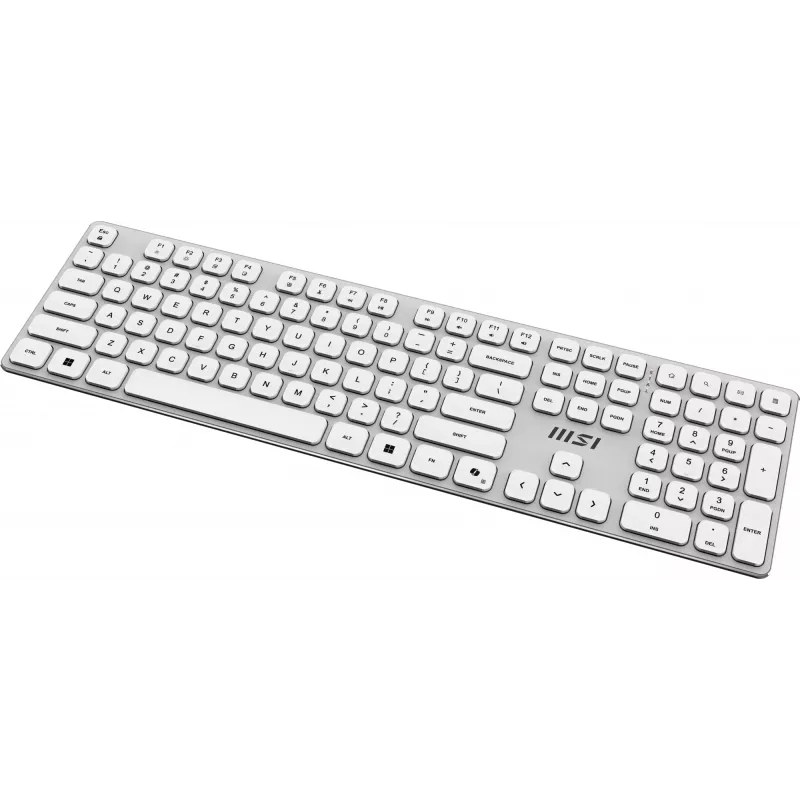 MSI FORGE K210 W COMBO WHITE US Teclado y ratón incluidos Home/Office USB QWERTY US English