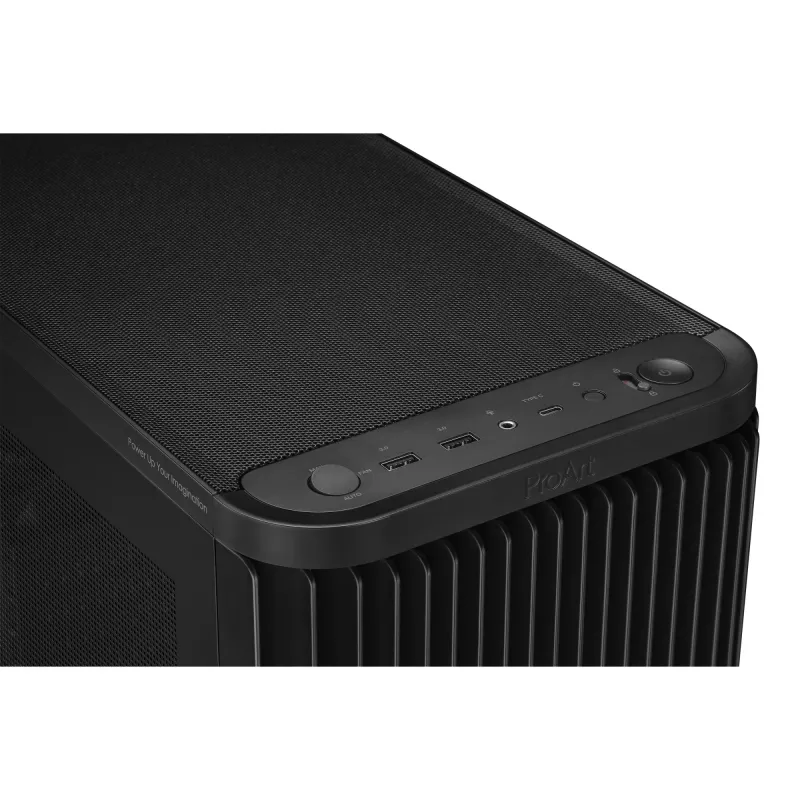 Caja de PC ASUS ProArt PA401 Mesh Panel Negro, ATX, 2x160mm frontal, 1x120mm trasero, 2x3,5
